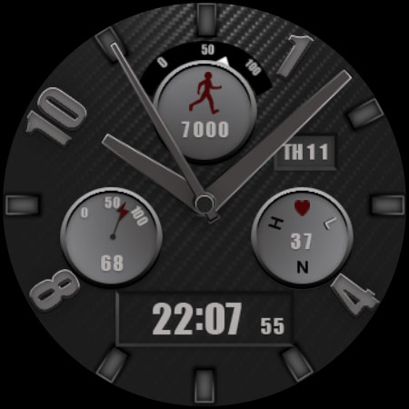 W-Design WOS038 Watch Face screenshot 3