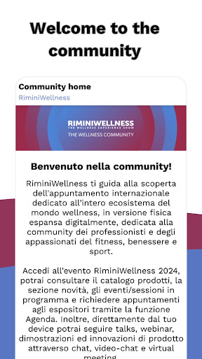 Android application RiminiWellness screenshort