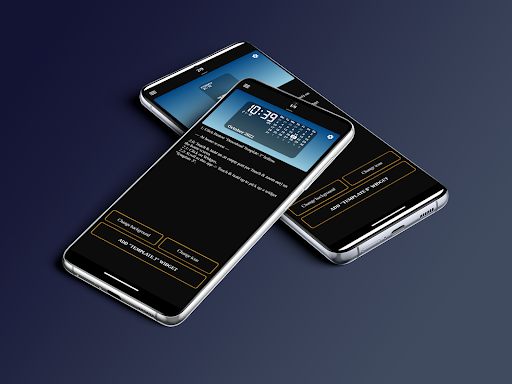 Android application Widget Clock Live Wallapaper screenshort