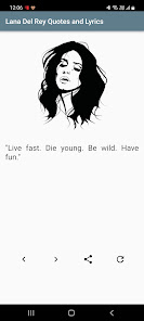 Captura 9 Lana Del Rey Quotes and Lyrics android