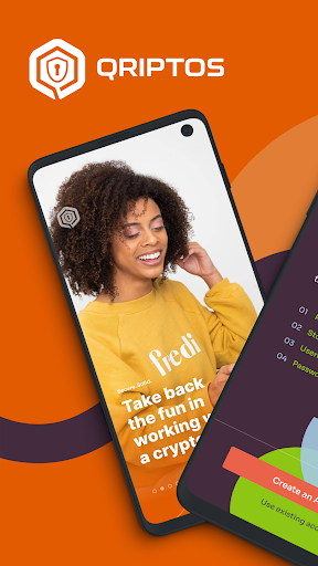 Android application Qriptos screenshort