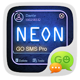 (FREE) GO SMS PRO NEON THEME icon