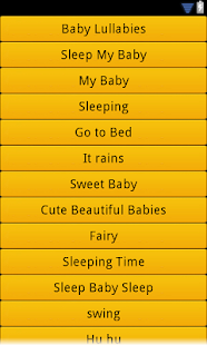 Lullabies and Sleeping Musics Screenshot