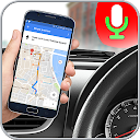 GPS Voice Driving Route Guide: Earth Map Tracking icon