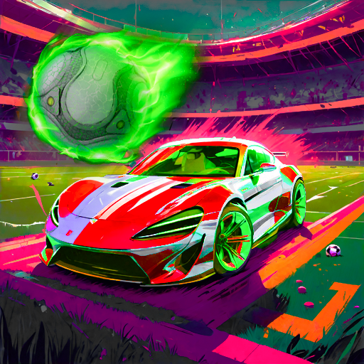Rocket Car Soccer Clash Game logo