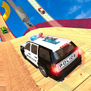 Mega Ramp Police Car Stunts Cop Car GT Racing Game