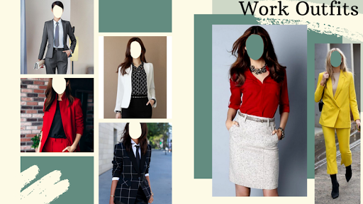 Android application Women Work Outfits Photo Suit screenshort