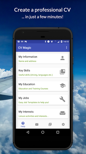 Android application CV & Resumé Magic! screenshort