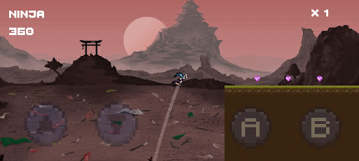 Pixel Ninja Run - Action Game