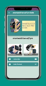 smartwatch iwo w27 pro help