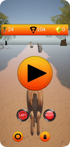 Android application Endless Bunny Hunt screenshort