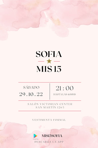 Android application #MIS15SOFIA screenshort