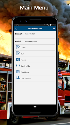 Android application Incident Action Plan screenshort