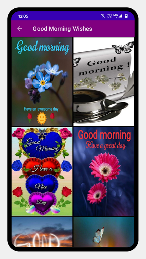 Android application Good Morning Quotes & Blessing screenshort