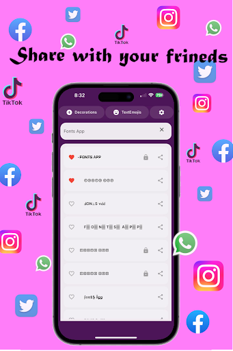 Android application Fonts App screenshort