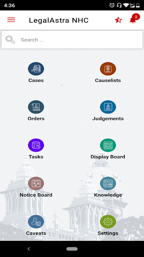 Android application Legal Astra - High Court screenshort