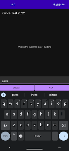 Civics Test 2022