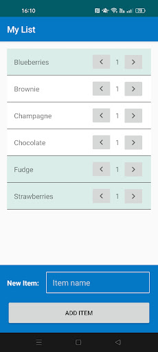 MyList Screen 3