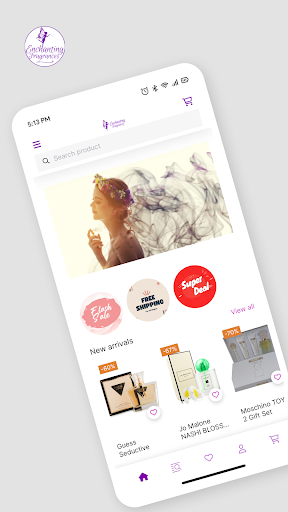 Android application Enchanting Fragrances screenshort