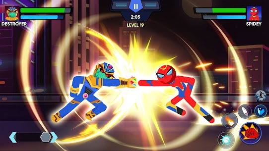 Super Stickman Fighting Battle MOD APK (DUMB ENEMY) Download 6