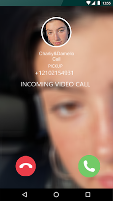 Charli D Amelio Video Call Simのおすすめ画像1