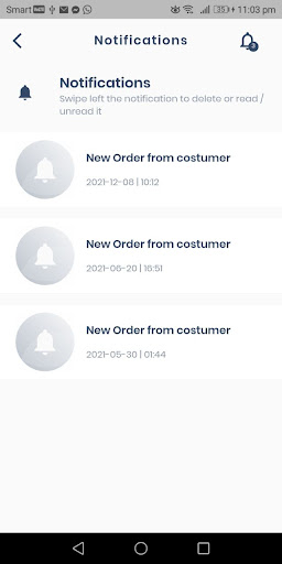 Food Direction Manager Screen 3