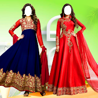 Anarkali suit photo editor