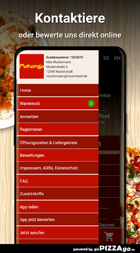 Maharaja Restaurant Lieferserv Screen 3