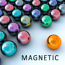 Magnetic balls bubble shoot icon