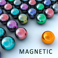 Magnetic balls bubble shoot