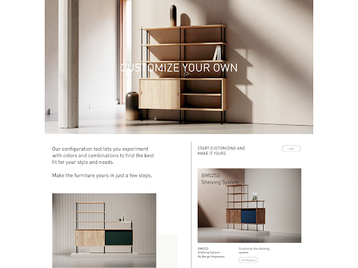 Android application Carl Hansen & Søn Customizer screenshort