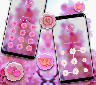 Screenshot 3 Cherry Blossom Launcher Theme android