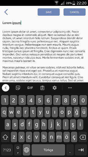Notes Screen 2