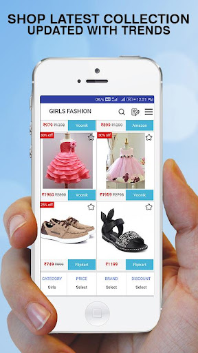 Girls Online Shopping Screen 2