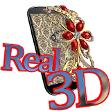 Gold Jewel 3D Live Wallpaper icon