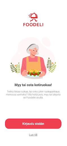 Android application Foodeli.fi screenshort