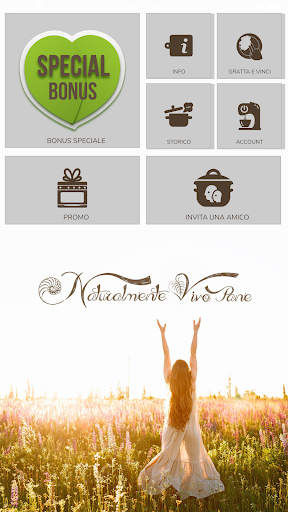 Android application Alimentarsi di Salute screenshort