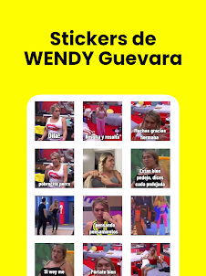 Stickers de Wendy guevara