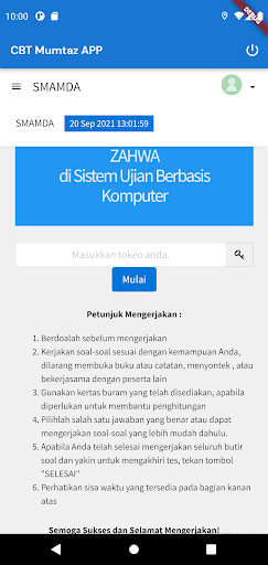 CBT Mumtaz App Screen 2