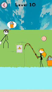 Thief Puzzle Stickman Game