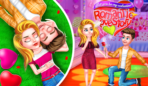 Android application Will you be my valentine Story screenshort