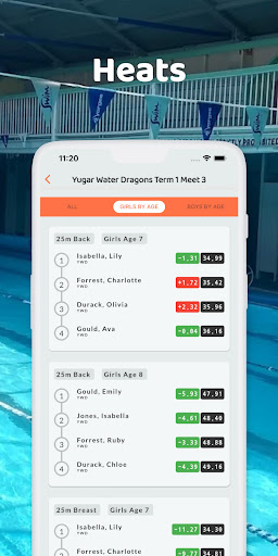 School Swim Meet Manager Screenshot 3 - AppWisp.com