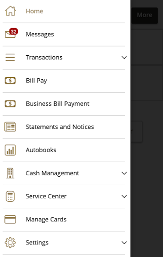 Android application North State Bank Mobile screenshort