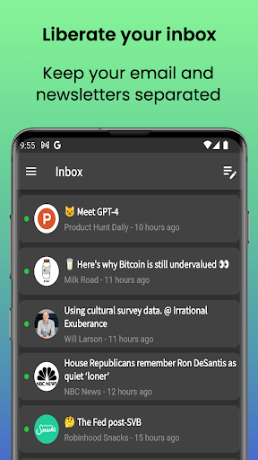 Newsletters & Substack Reader Screen 3