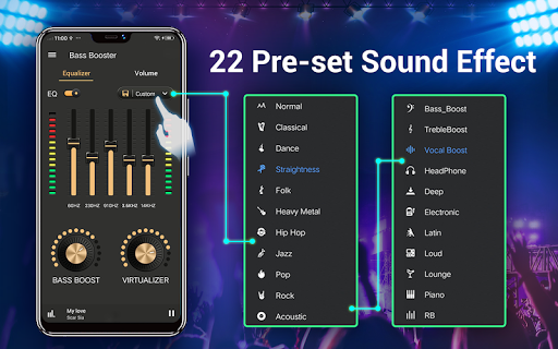 Equalizer -- Bass Booster & Volume EQ &Virtualizer 1.6.2 APK screenshots 15