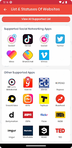 All In One Video Downloader Screen 3