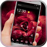Red rose theme icon