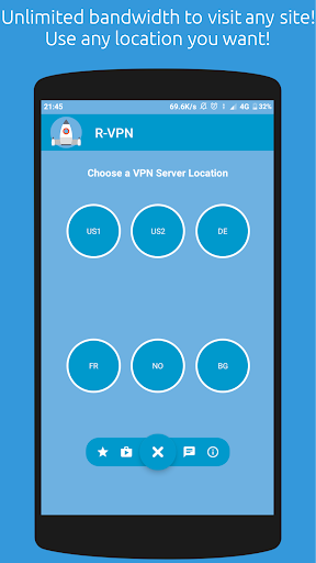 R-VPN – Secure VPN For Android Screen 3