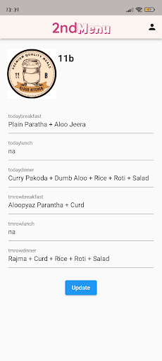 2ndMenu Business Screen 3