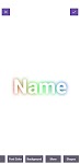 screenshot of Name Wallpaper